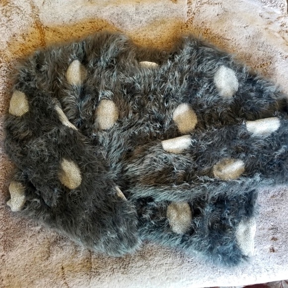 Joseph A. Gray polka dotted Fuzzy Eyelash sweater size XXL - Picture 1 of 6